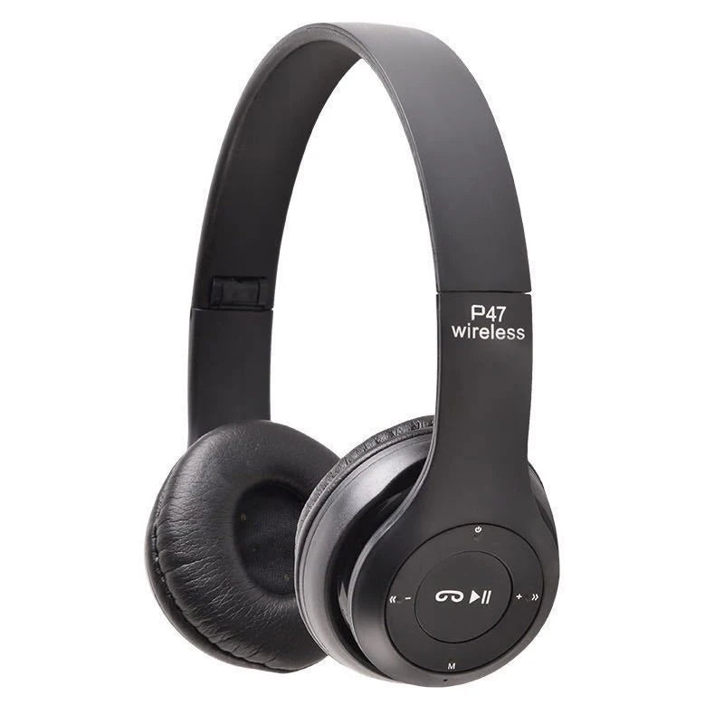 Stereo P47 Bluetooth 5.0 Wireless Headset – Foldable, Lightweight, and Built for Everyday Use