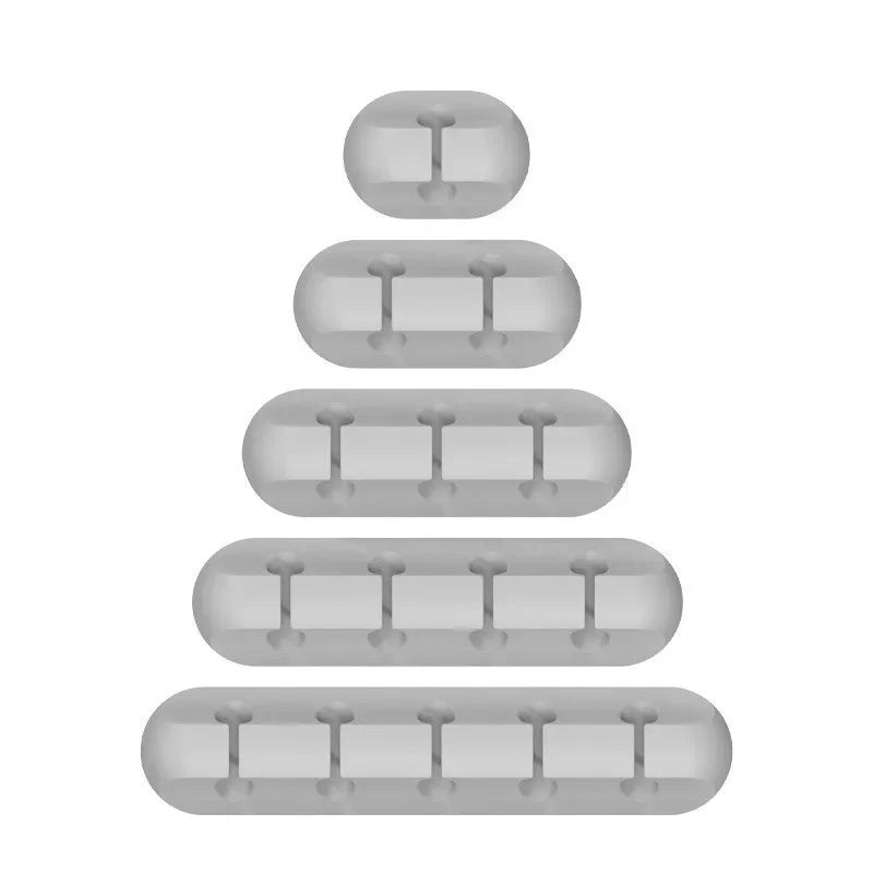 Silicone USB Cable Organiser – USB Charging Cable Winder & Desktop Management Clip