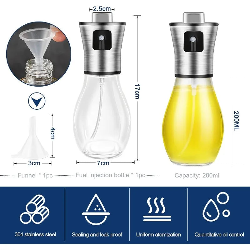 200ML Stainless Steel Oil Sprayer
