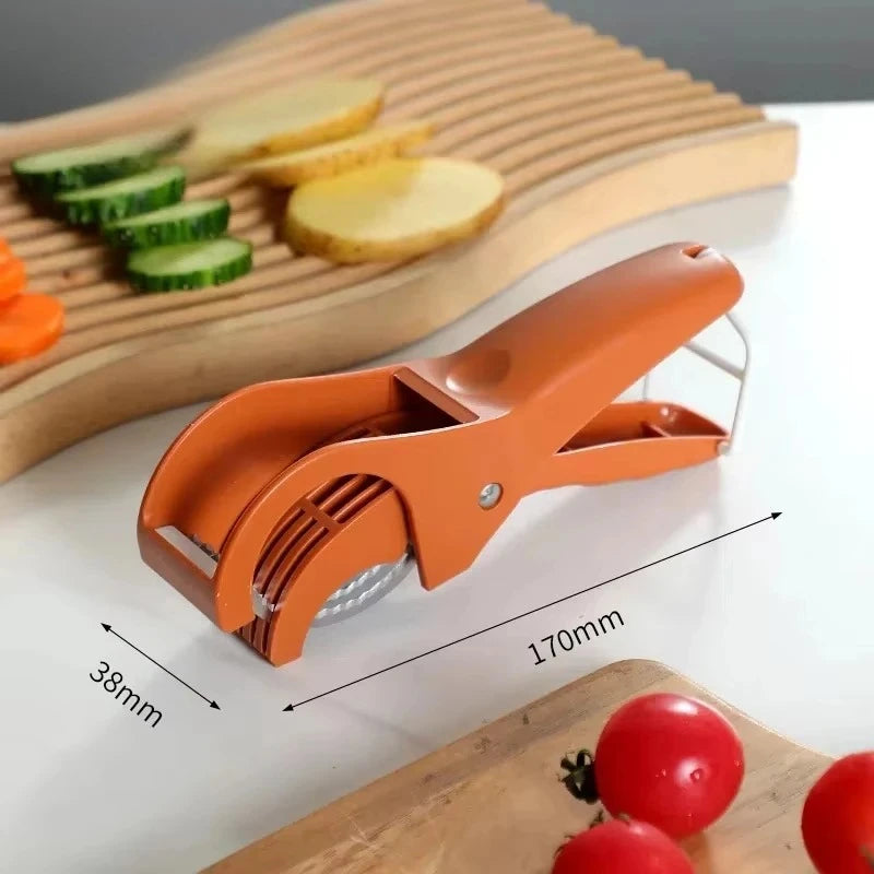 Stainless Steel Vegetable & Fruit Slicer – Multi-Functional Precision for Effortless Meal Prep