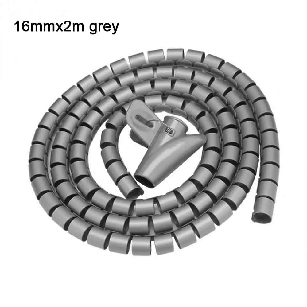 Flexible Spiral Cable Organizer – 1.5m/2m | 10mm/16mm