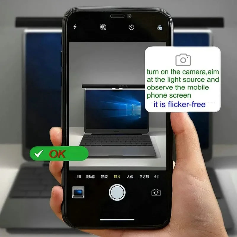 LED Computer Monitor Light Bar – Eye-Care Screen Mounted Lamp for Work, Study and Night Reading