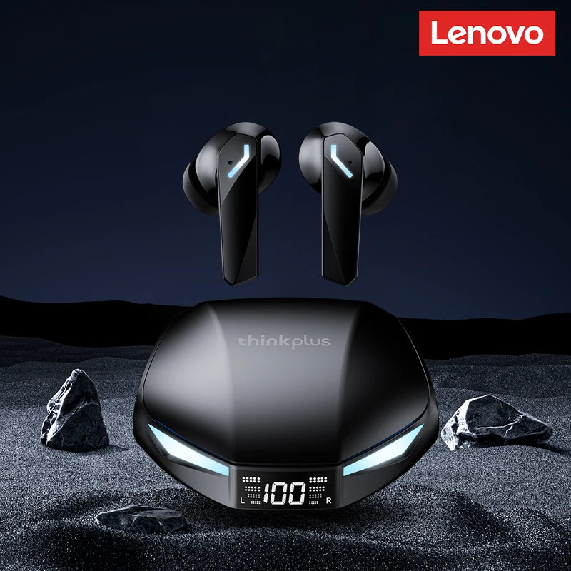 Lenovo XT53 Wireless Bluetooth 5.4 Earbuds – LED Display, Low Latency & HD Calls