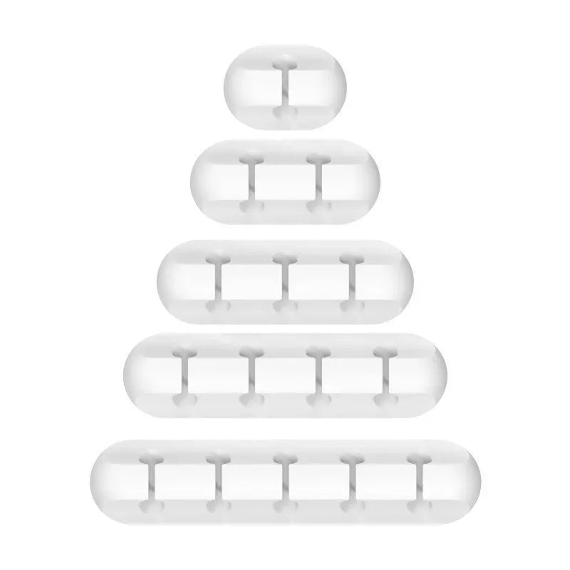 Silicone USB Cable Organiser – USB Charging Cable Winder & Desktop Management Clip