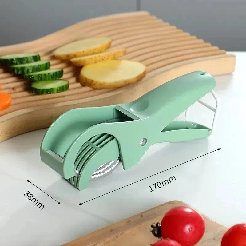 Stainless Steel Vegetable & Fruit Slicer – Multi-Functional Precision for Effortless Meal Prep