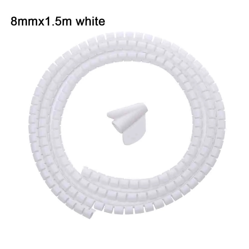 Flexible Spiral Cable Organizer – 1.5m/2m | 10mm/16mm