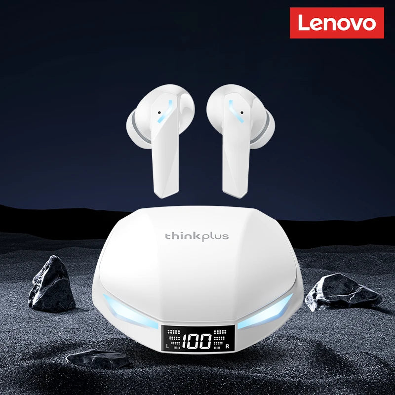Lenovo XT53 Wireless Bluetooth 5.4 Earbuds – LED Display, Low Latency & HD Calls