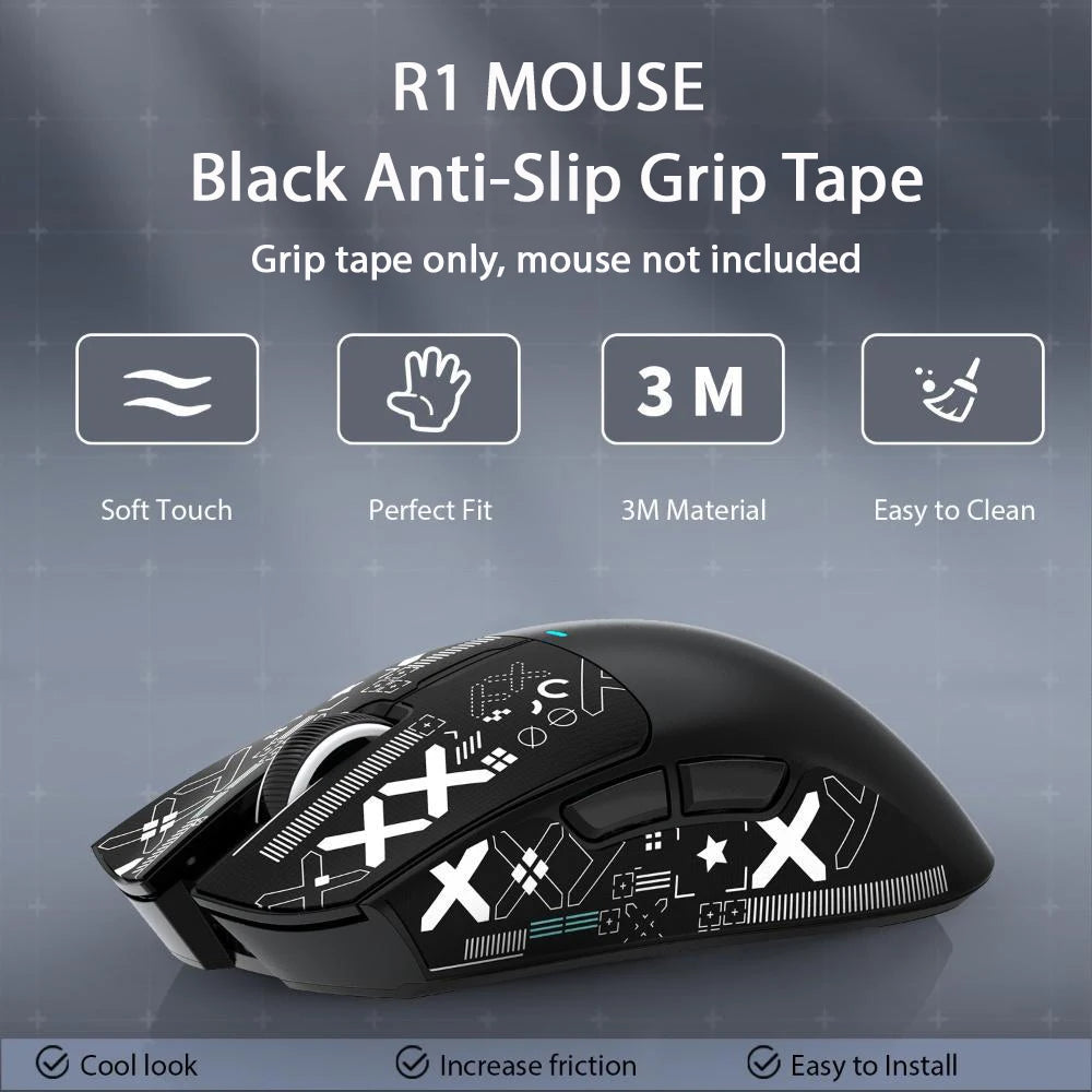 Attack Shark R1 Tri-Mode Gaming Mouse – Precision Sensor, 1K Hz Polling Rate, Rechargeable & Ergonomic Design