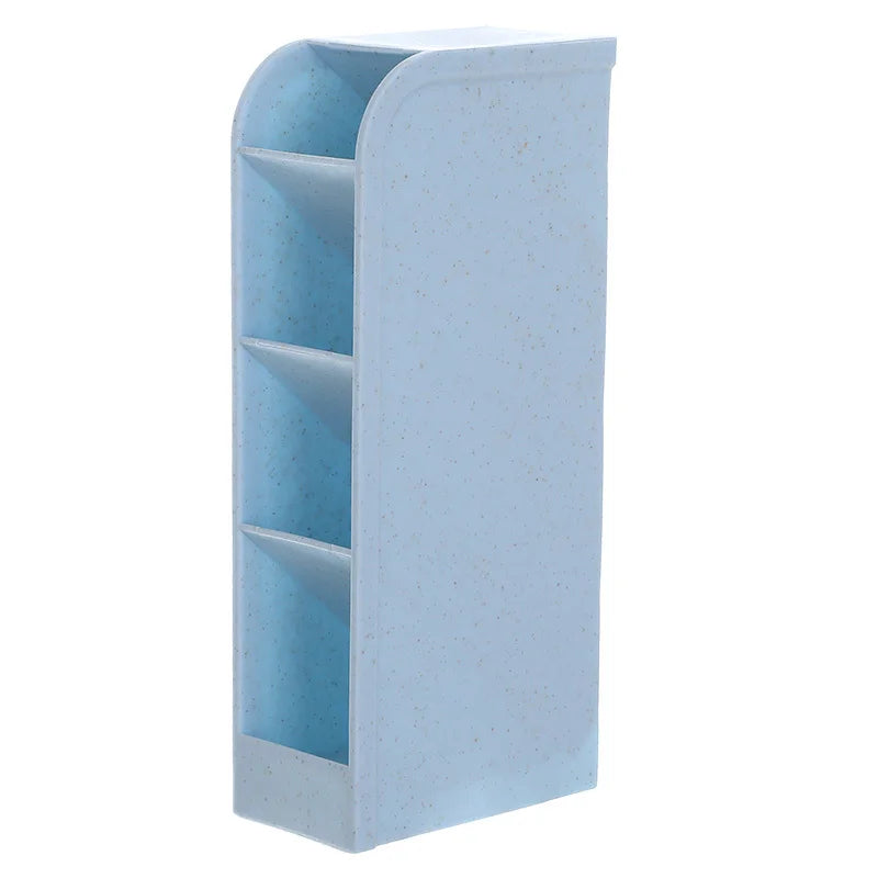 Multi-Layer Pen Holder & Cosmetic Brush Storage – Space-Saving Desk Organizer