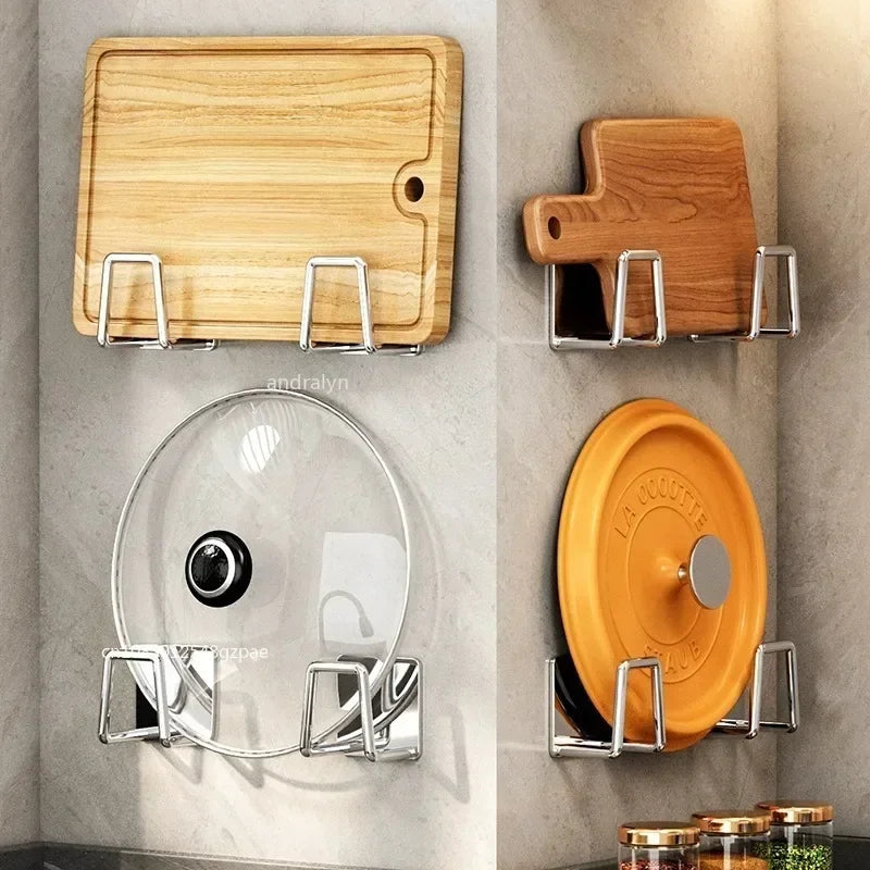 Stainless Steel Sink Sponge Rack – Self-Adhesive, Rustproof & Space-Saving Kitchen Storage