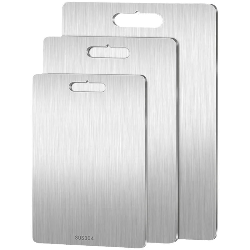 Titanium Stainless Steel Cutting Board – Premium 316 Steel, Hygienic & Ultra-Durable