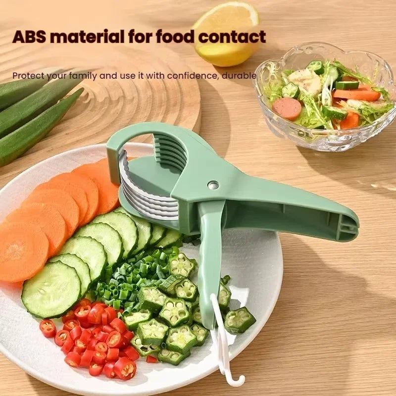 Stainless Steel Vegetable & Fruit Slicer – Multi-Functional Precision for Effortless Meal Prep